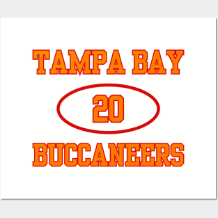 TAMPA BAY BUCCANEERS RONDE BARBER #20 Posters and Art